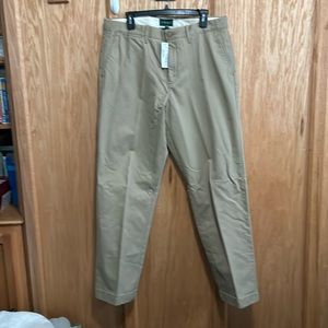 J Crew men’s khaki pants. W-34/L-32. NWT.

[202]